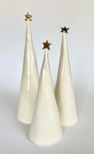 Load image into Gallery viewer, Ceramic Trees 22k Gold Trios #4 (7-12 inches)