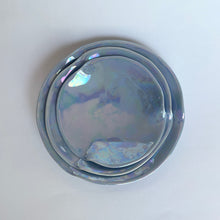Load image into Gallery viewer, Ceramic Nesting Dishes Periwinkle Blue with Mother of Pearl