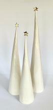 Load image into Gallery viewer, Ceramic Trees 22k Gold Trios #6 (14-21 inches)
