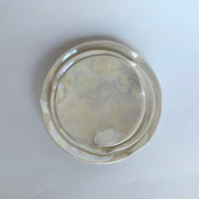 Load image into Gallery viewer, Ceramic Nesting Dishes White with Mother of Pearl