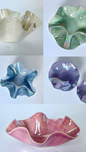 Load image into Gallery viewer, Ceramic Bowl Bright Pink with Mother of Pearl luster