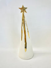 Load image into Gallery viewer, Ceramic Trees 22k Gold Drip Individual #4 (9 inches)