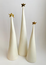 Load image into Gallery viewer, Ceramic Trees 22k Gold Trios #5 (11-17 inches)