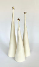 Load image into Gallery viewer, Ceramic Trees 22k Gold Trios #5 (11-17 inches)