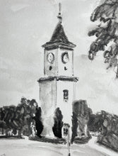 Load image into Gallery viewer, Southern Hills Clock Tower 8x10 inches