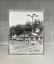 Load image into Gallery viewer, Tulsa Tennis Club Drawing 8x10 inches