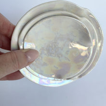 Load and play video in Gallery viewer, Ceramic Nesting Dishes White with Mother of Pearl