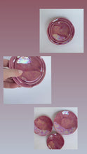 Load and play video in Gallery viewer, Ceramic Nesting Dishes Bubblegum Pink with Mother of Pearl
