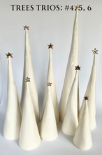 Load image into Gallery viewer, Ceramic Trees 22k Gold Trios #5 (11-17 inches)