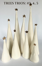 Load image into Gallery viewer, Ceramic Trees 22k Gold Trios #5 (11-17 inches)