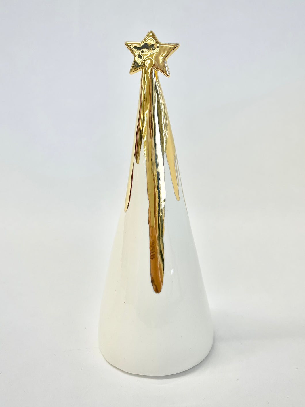 Ceramic Trees 22k Gold Drip Individual #3 (6 inches)