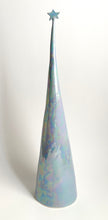 Load image into Gallery viewer, Ceramic Trees Periwinkle Blue Mother of Pearl Individual # 6 (17 inches)
