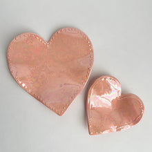 Load image into Gallery viewer, Ceramic Heart Plate Set of 2
