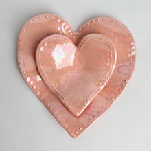 Load image into Gallery viewer, Ceramic Heart Plate Set of 2
