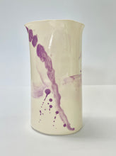 Load image into Gallery viewer, Ceramic Abstract Vase Lilac
