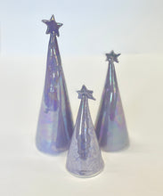 Load image into Gallery viewer, Ceramic Trees Heather Mother of Pearl Trios #2 (3.5-6.5 inches)
