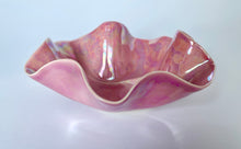 Load image into Gallery viewer, Ceramic Bowl Bright Pink with Mother of Pearl luster
