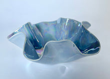 Load image into Gallery viewer, Ceramic Bowl Periwinkle Blue with Mother of Pearl luster
