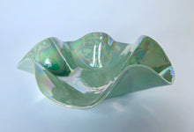 Load image into Gallery viewer, Ceramic Bowl Sage Green with Mother of Pearl luster
