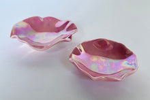 Load image into Gallery viewer, Ceramic Nesting Dishes Bright Pink with Mother of Pearl
