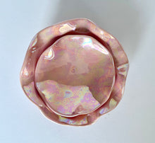 Load image into Gallery viewer, Ceramic Nesting Dishes Light Pink with Mother of Pearl
