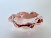 Load image into Gallery viewer, Ceramic Nesting Dishes Light Pink with Mother of Pearl
