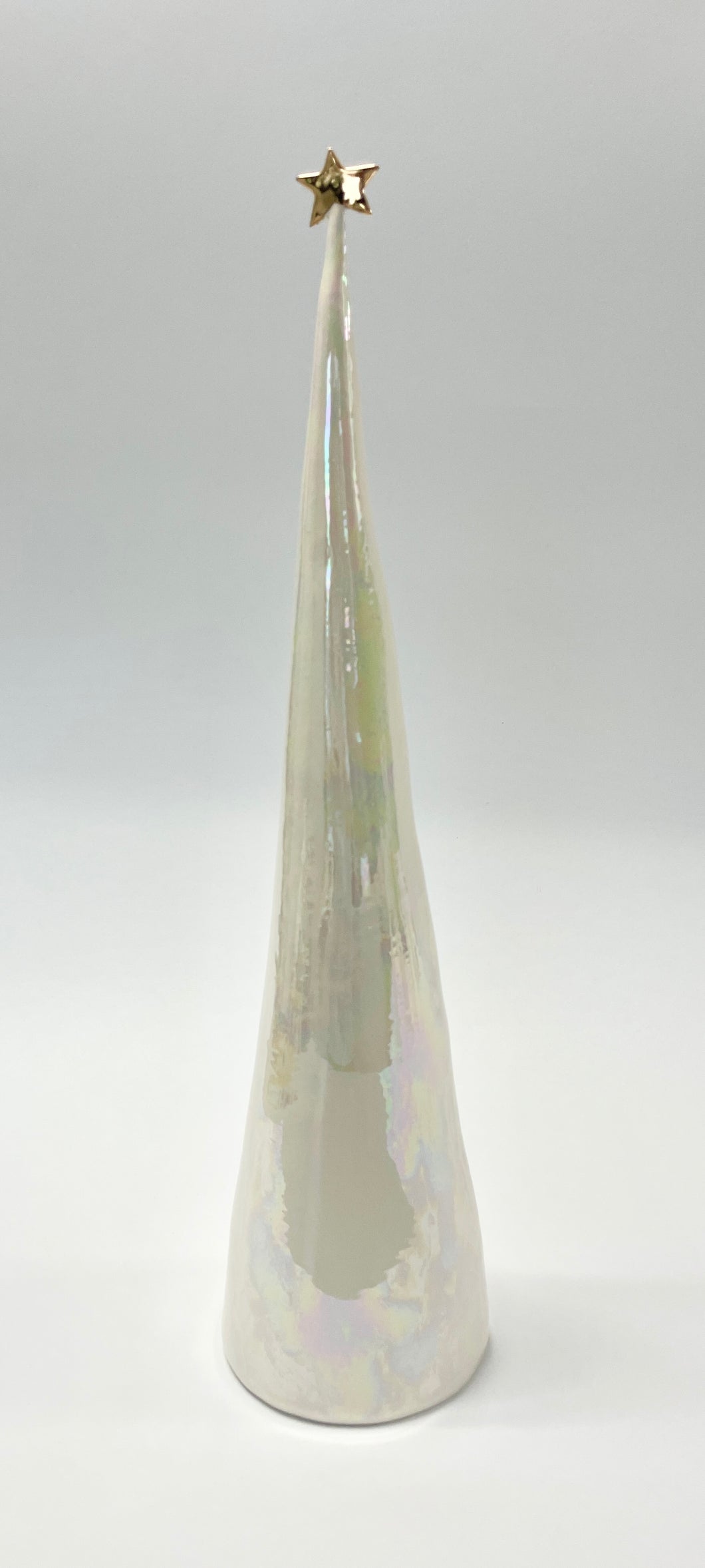 Ceramic Tree 22k Gold + Mother of Pearl Individual #6 (17 inches)