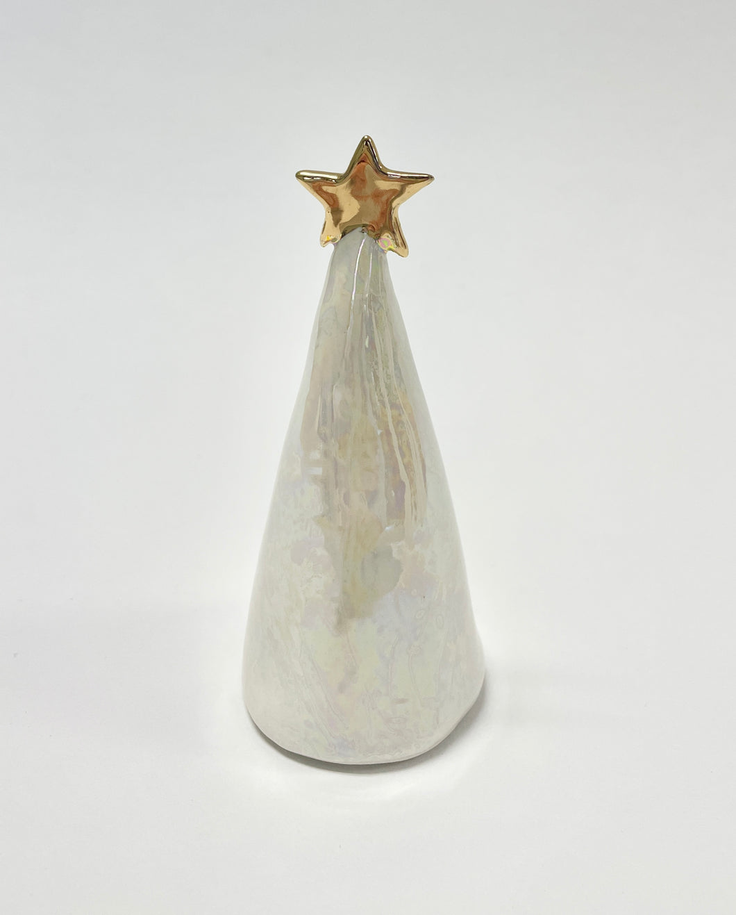 Ceramic Trees 22k Gold + Mother of Pearl Individual #2 (4 inches)