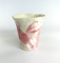 Load image into Gallery viewer, Ceramic abstract vase- pink
