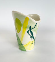 Load image into Gallery viewer, Ceramic abstract vase- multi colored
