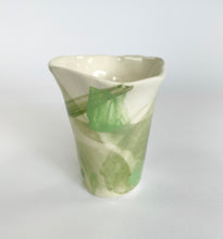 Load image into Gallery viewer, Ceramic abstract vase- light green
