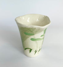 Load image into Gallery viewer, Ceramic abstract vase- light green
