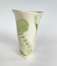 Load image into Gallery viewer, Ceramic abstract vase- light green
