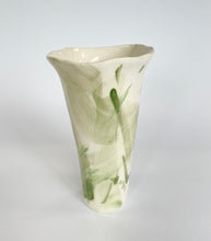 Load image into Gallery viewer, Ceramic abstract vase- light green
