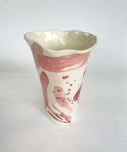 Load image into Gallery viewer, Ceramic abstract vase- pink
