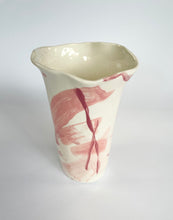 Load image into Gallery viewer, Ceramic abstract vase- pink
