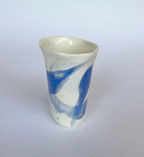 Load image into Gallery viewer, Ceramic abstract vase- blue
