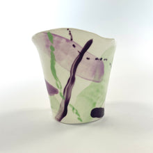 Load image into Gallery viewer, Ceramic abstract vase- multi colored
