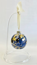Load image into Gallery viewer, Ornament Navy Blue with 22k Gold
