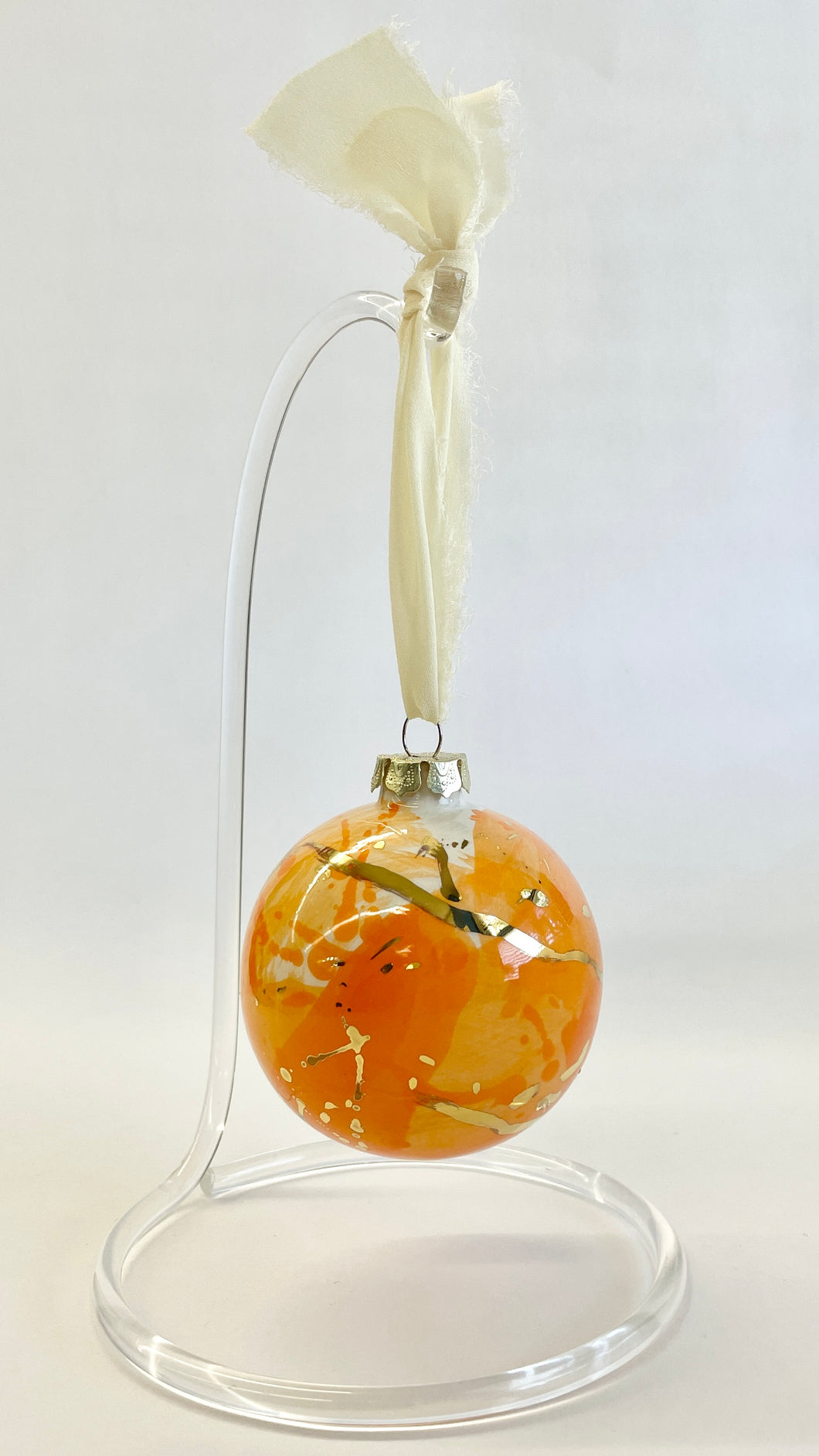 Ornament Orange with 22k Gold