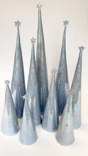 Load and play video in Gallery viewer, Ceramic Trees Periwinkle Blue Mother of Pearl Individual # 6 (17 inches)
