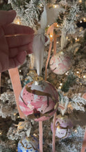 Load and play video in Gallery viewer, Ornament Pink with 22k Gold
