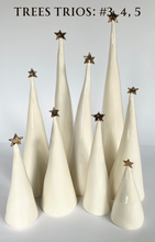 Load image into Gallery viewer, Ceramic Trees 22k Gold Trios #4 (7-12 inches)
